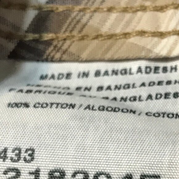 COPY - Lee Dungarees Men's Plaid Cargo Shorts Sz 32 - Picture 9 of 12